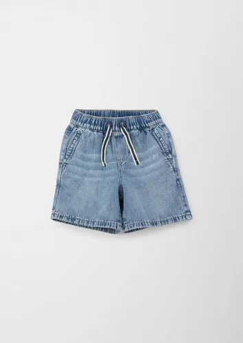 s.Oliver Jeansshorts Jeans-Hose Bermuda-Jeans / Low Rise / Straight Leg / Elastikbund