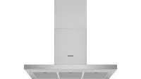 Siemens LC97BCP50 Dunstabzugshaube - Wandhaube in Silber, flaches Design, iQdrive-Motor für über 80% Energieeinsparung und leisen Betrieb