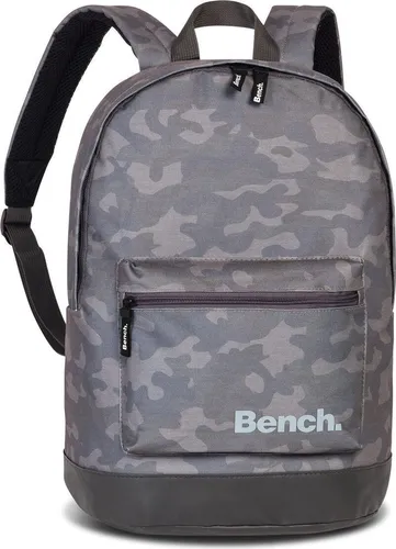 Bench Daypack Classic - Polyester, Mittelgrau - Freizeitrucksack mit 24 l Volumen, ideal für den Alltag. Aus robustem Polyester, mit Laptopfach und komfortabler Rückenpolsterung.