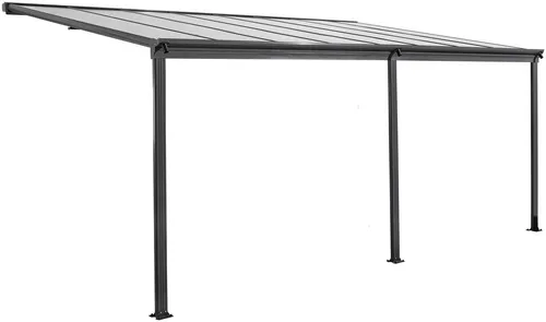 Terrassenüberdachung-/Terrassendach Veranda, 495 x 303 x 258 cm - Anthrazit