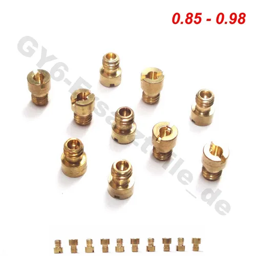 VERGASER DÜSEN SET M4 0.85.-0.98mm für BAOTIAN REX RS BENZHOU RETRO CRUISER 4T