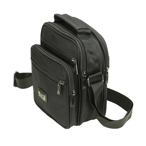 Herren Arbeitstasche Schwarz Herrentasche Schultertasche Messenger Umhängetasche