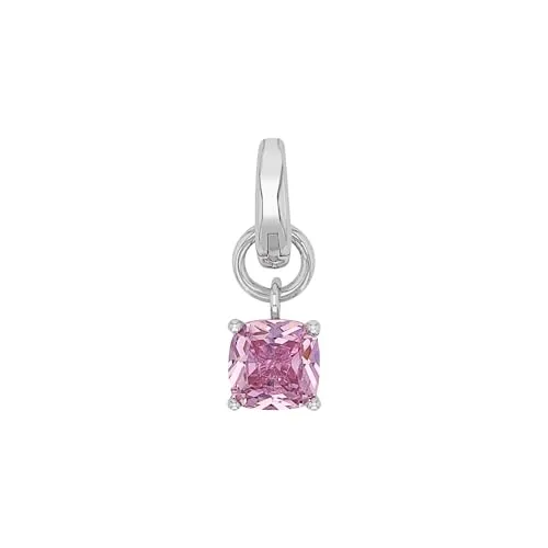 Amor Charm 925 Sterling Silber Damen Charms, mit Zirkonia synth., 1,6 cm, Rosa, Kommt in Schmuck Geschenk Box, 2038531