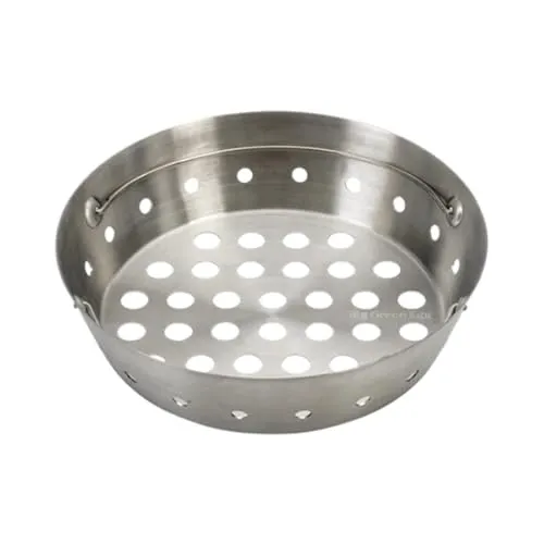 Big Green Egg Holzkohlekorb Fire Bowl für Minimax - Grillgestelle und Zubehör, optimierte Luftzirkulation für effiziente Verbrennung und weniger Holzkohleverbrauch, aus robustem Edelstahl für Langlebigkeit und einfache Reinigung.