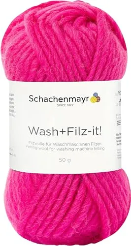 Schachenmayr Wash+Filz-it! 9812942-00011 pink Handstrickgarn, Filzgarn, Schurwolle