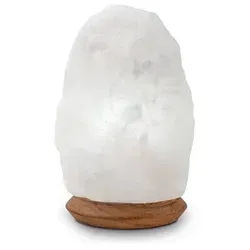 HIMALAYA SALT DREAMS Salzkristall-Tischlampe Rock - Handgefertigte Salzkristalllampe mit warmem Licht, jeder Stein ein Unikat. Ideal für stimmungsvolle Akzente in Ihrem Zuhause.