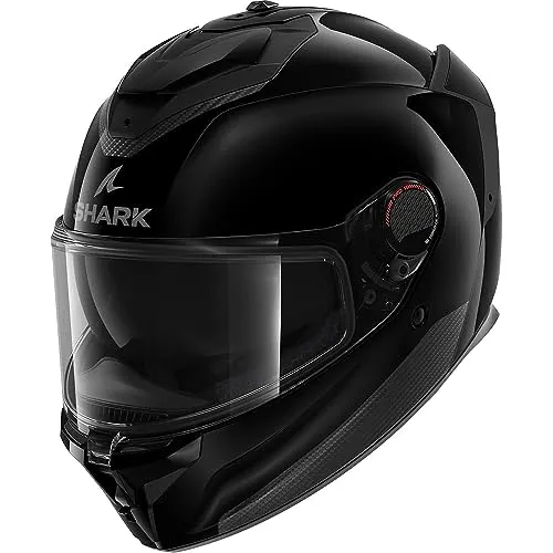 Shark Spartan GT Pro Integralhelm - Schwarz - M - Motorradhelm mit herausragendem Schutz und Komfort, ECE 22-06 zertifiziert, kratzfestem Visier und innovativem Belüftungssystem für optimales Fahrverhalten.