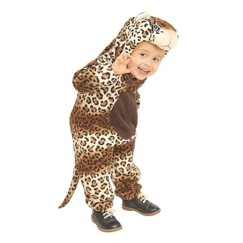 Ikumaal Leoparden-Kostüm für Kinder (Gr. 122-128)