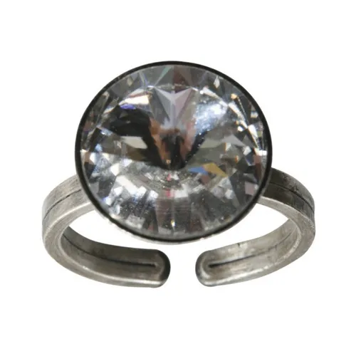 Konplott Ring Rivoli weiß Kristall in weiß von Konplott