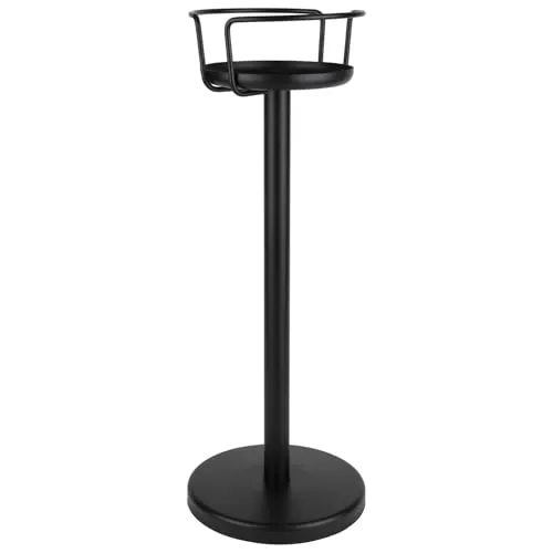 Produktbild APS 36118 Ständer für Wein-/Sektkühler, schwarz matt, Innendurchmesser der Schale 21 cm, Höhe 73 cm