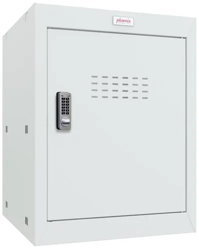 Phoenix CL0544GGE CL-Serie Würfelspind mit Elektronikschloss - Robuster Stahl-Würfelspind mit Elektronikschloss, ideal für Büros, Fitnessstudios und Schulen. Modular erweiterbar für individuelle Aufbewahrungslösungen.