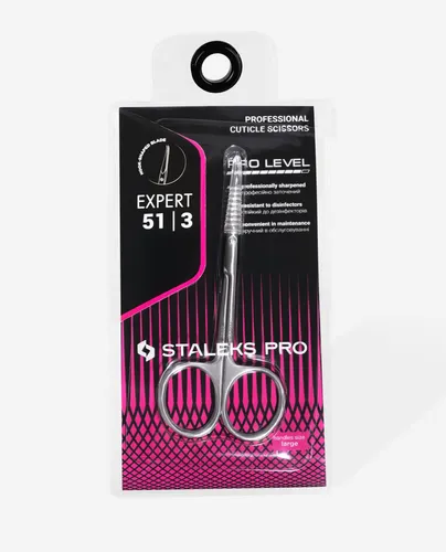 Staleks Pro Expert 51/3 Profi Nagelhautschere mit Haken - präzise & rostfrei