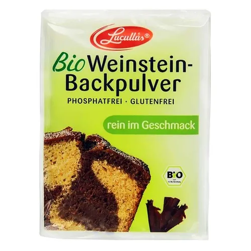 Lucullus Bio Weinstein Backpulver von Lucullus