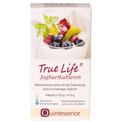 Quintessence True Life Joghurtkulturen | 4 Beutel à 10,4 g von Quintessence