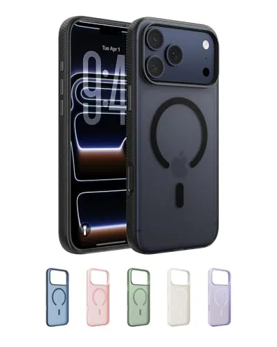 Belkin SheerForce Grip iPhone 17 Pro Max Hülle - Standard Handyhüllen mit rutschfestem Rand, bietet hervorragenden Schutz bei Aufprall und ist MagSafe-kompatibel für bequemes kabelloses Laden.