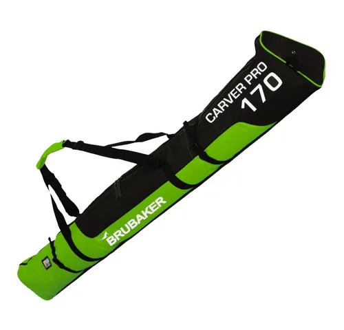 BRUBAKER Skitasche Carver Pro 2.0 Ski Tasche (1-tlg., reißfest und schnittfest), gepolsterter Skisack mit Zipperverschluss