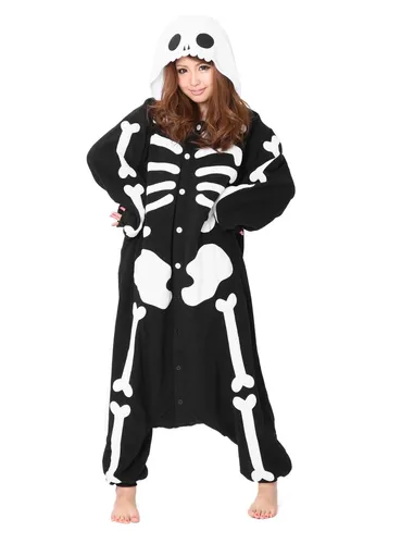 Skelett Kigurumi - Das Original aus Japan: kuscheliger Onesie von Sazac