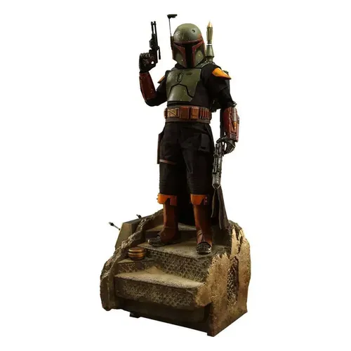 Star Wars The Mandalorian Boba Fett Deluxe 1/4 figure Hot Toys Sideshow QS023