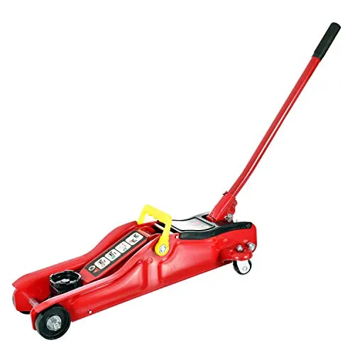 Hydraulischer Rangierwagenheber 2 Tonnen, 85-330mm - Werkstatteinrichtung mit niedrigem Profil und hoher Tragfähigkeit von bis zu 2 Tonnen. Ideal für Fahrzeuge mit geringer Bodenfreiheit und vielseitig einsetzbar.