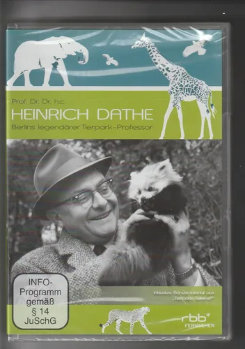 Heinrich Dathe - Berlins legendärer Tierpark-Professor  DVD NEU
