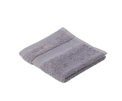 liebling Seiftuch, 100% hochwertige Baumwolle, Serie Miami, 30 x 30 cm, waschbar & trocknergeeignet, Farbe: anthrazit