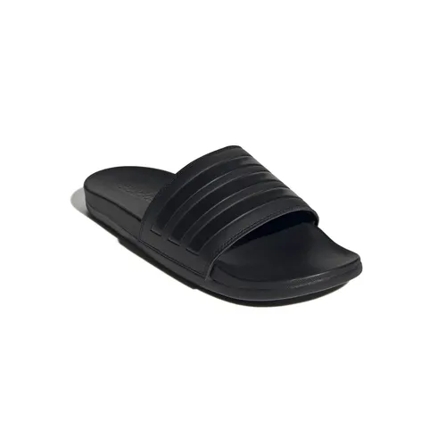 adidas Unisex Adilette Comfort Slides, Core Black - Wanderschuhe mit regulärer Passform und leichtem Slip-On-Design, ideal für Komfort und Unterstützung beim Entspannen nach dem Wandern.