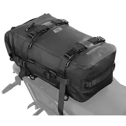 LuxusKollektion Wasserdichte Satteltasche Schwarz 15L