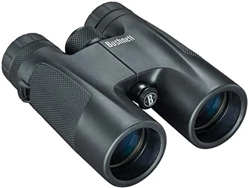 Bushnell Powerview 10x42 Fernglas - Hochwertiges Roof Prism Fernglas mit 10-facher Vergrößerung und 42 mm Objektivdurchmesser, ideal für Naturbeobachtungen und Sportveranstaltungen.