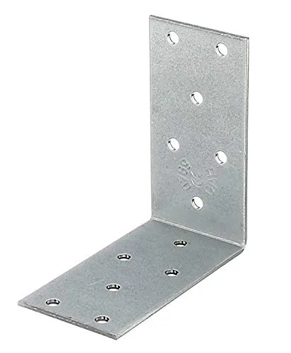 Winkelverbinder sendzimirverzinkt 80x80x40mm - 50er Set - Winkel & Holzverbinder, langlebige Stahlkonstruktion mit verzinktem Finish für optimalen Korrosionsschutz und einfache Montage.