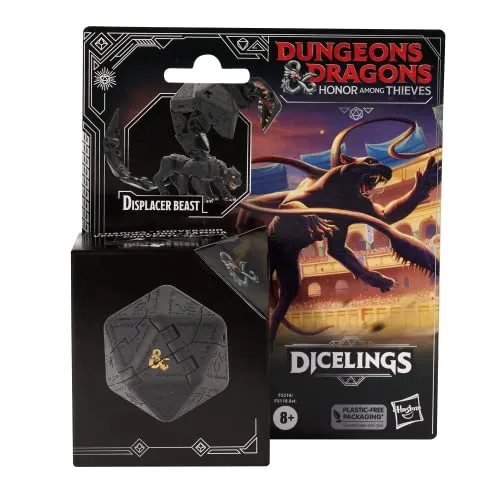 Dungeons & Dragons Ehre unter Dieben Dicelings Täuscherbestie - Actionfigur zum Sammeln, verwandelbar von einer Täuscherbestie in einen riesigen d20 – ideal für D&D-Fans und Sammler.