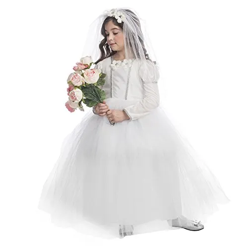 Dress Up America Brautkostüm Für Mädchen – Prinzessinnen-Hochzeitskleid – Brautkleid Und Rollenspiel- & Verkleidungskostüm Für Kinder
