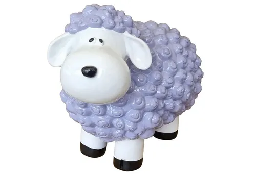 Fachhandel Plus Tierfigur Lustige Tierdeko Schaf klein bunt versch. Farben auswählbar (1 St), Charmante Tierfigur