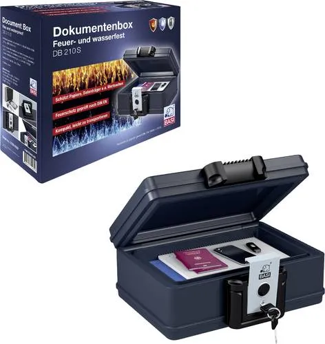 BASI Feuerfeste und Wasserdichte Dokumentenbox