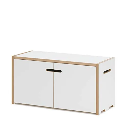 Tojo Mehrzweckregal Hochstapler - Regal aus MDF, platzsparend und vielseitig kombinierbar, ideal für jeden Raum. Nachhaltig produziert in Italien, mit einfacher Selbstmontage.