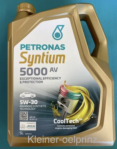 PETRONAS Syntium 5000 AV 5W-30 Motoröl für VW und BMW