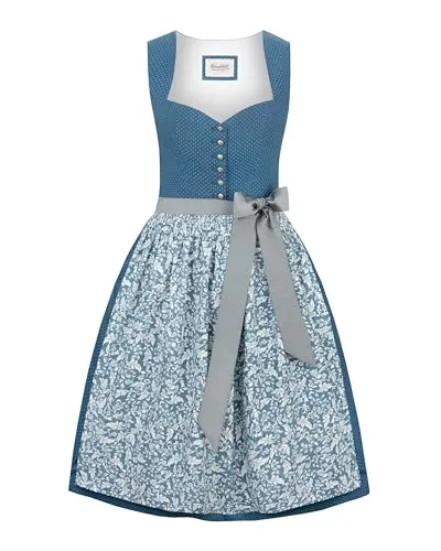 Stockerpoint Dirndl Blau von Heimatgwand