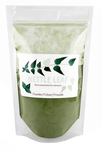 Brennnesselpulver Tee 900g – Brennnesselblätterpulver in grün von Planta Vera