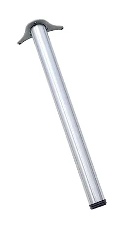 durante Tischbein höhenverstellbar Edelstahl Optik gebürstet TFD23 Höhe 820 mm Durchmesser 60 mm inkl. Montagematerial Möbelfüße Tischfüße Tischbeine Möbel Arbeitsplatten Esstische Tische