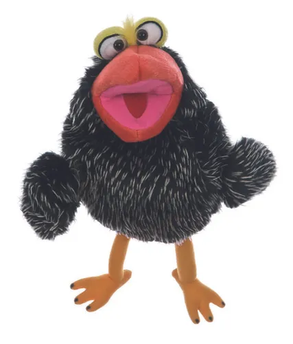 Living Puppets Handpuppe Petriezius Piepspatz - 25cm, weich und kuschelig, ideal für kreative Rollenspiele