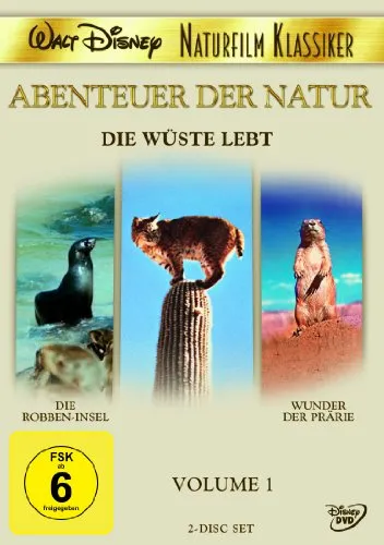 Die Wüste lebt,2 DVDs: Ausgezeichnet mit dem Oscar 1954 für den Besten Dokumentarfilm. Außerdem: Die Robben-Insel, Wunder der Prärie.USA