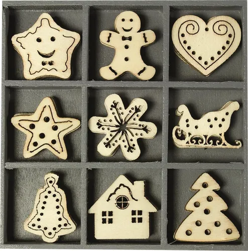 cArt-Us 2118521024 Holzbox Orn.Sw.X-Mas