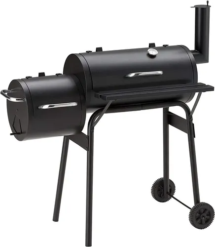 RESCH 502594 Holzkohlegrill 54 cm mit Deckel - Kompakter Holzkohlegrill für Outdoor-Fans. Mit integriertem Thermometer und klappbarem Design für einfache Handhabung und Transport.