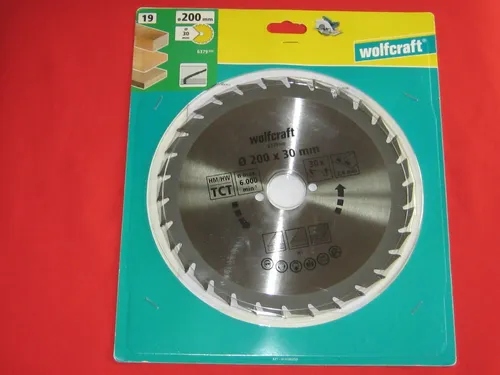 wolfcraft HM Kreissägeblatt Ø200x30x2,4 Z 30  n23 von wolfcraft