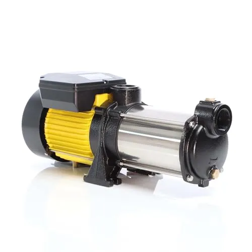 XPOtool Mehrstufige Kreiselpumpe 8700l/h 1100W - Wasserpumpen – Leistungsstarke Kreiselpumpe mit 8700 l/h Fördermenge, ideal für Hauswasserwerke und Gartenanwendungen, robust und langlebig mit hoher Förderhöhe von 52 m.