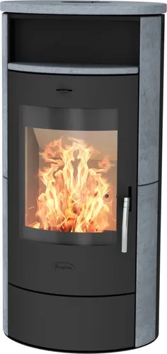 Fireplace Kaminofen Piacenza mit Specksteinverkleidung, 6 kW