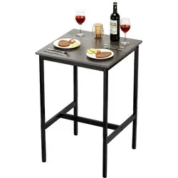 VEVOR Bartisch Stehtisch 610x610x914mm - Barmöbel mit stilvollem Design, robust gebaut für den täglichen Gebrauch. Verstellbare Fußpolster und einfache Einrichtung machen ihn ideal für jede Umgebung.