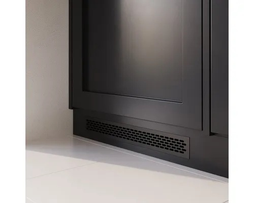 MS Beschläge Lüftungsgitter Belüftungsgitter Alu Stegblech 60x484mm Türlüftung