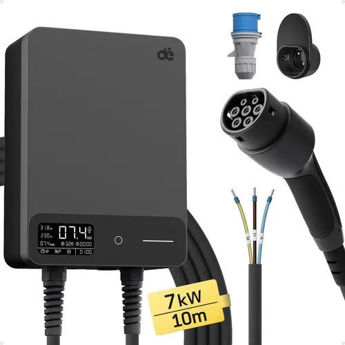 dé Stacja ładująca do samochodów elektrycznych 7,4kW z aplikacją deWB07B10B