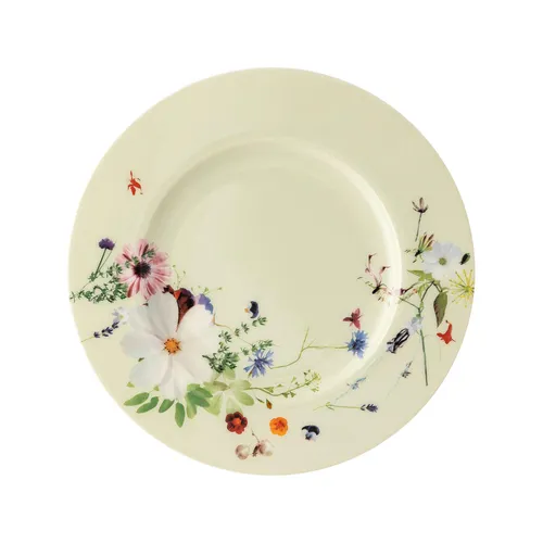 Rosenthal Brotteller Brillance Grand Air 19cm - Eleganter Brotteller mit Fahne, florales Dekor für modernes Tischdesign, ideal zum Servieren von Brot und perfekt kombinierbar mit anderen Mustern der Serie.