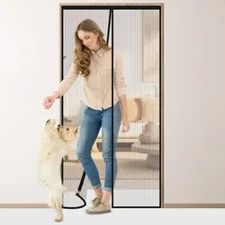 Fliegengitter Tür 100x210 cm mit Magnetverschluss